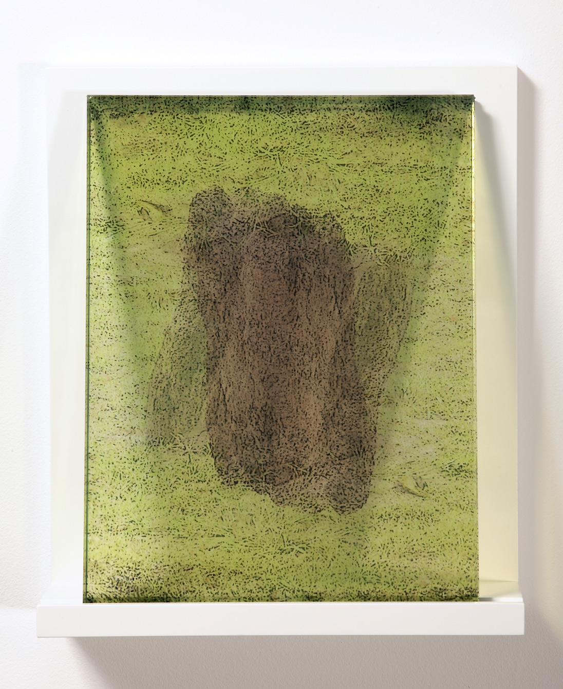 Anthills- Cooktown #3, digital print, in glass, 30 x 22.5 cm